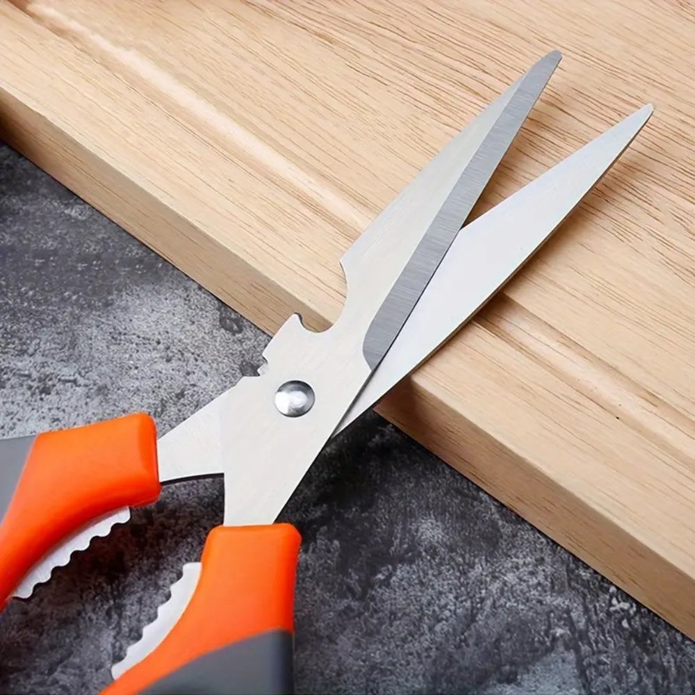 Multifunctional Scissors, Stainless Steel Kitchen Tool - Picture 3 of 10